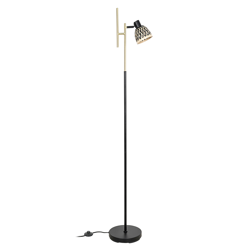 Lampadaire LED en forme de bambou