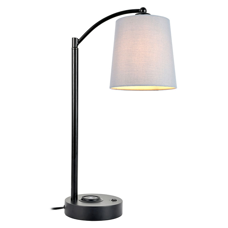 Lampe de table classique avec chargeur sans fil QI