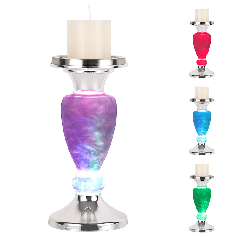 Veilleuse nuageuse avec bougie