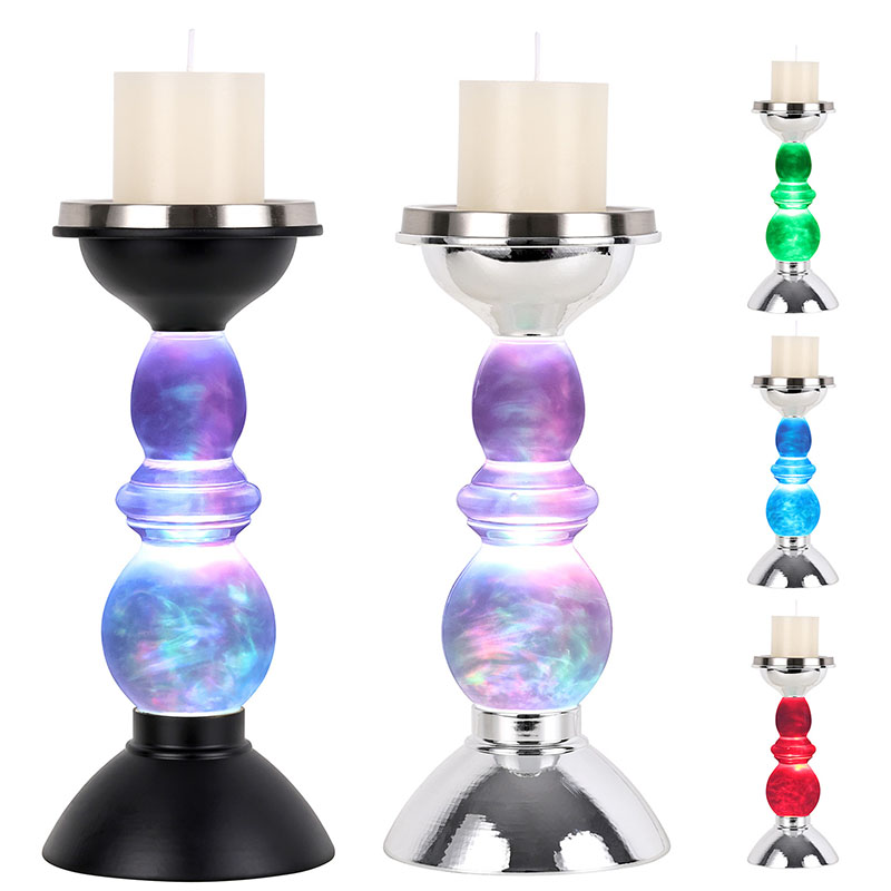 Veilleuse nuageuse avec abat-jour de bougie