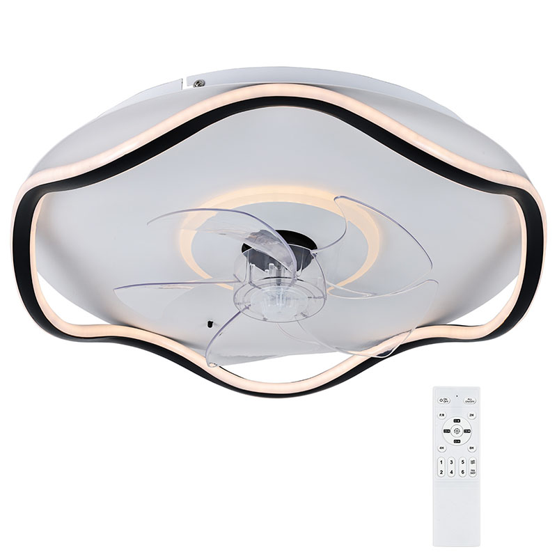 Plafonnier LED avec ventilateur variateur