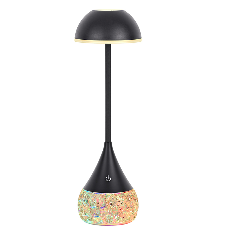 Lampe de lecture LED avec lumière liquide glacée RVB