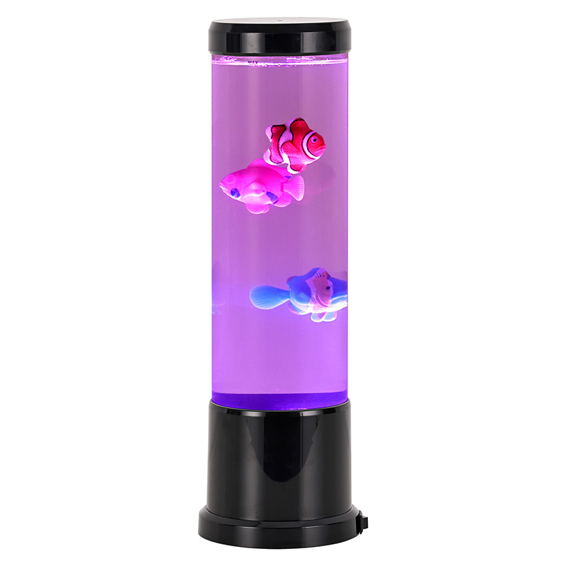 Lampe décorative LED simulée pour aquarium.