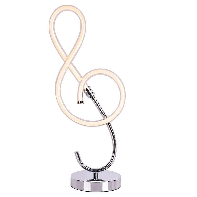 Lampe de bureau LED avec notation musicale avec éclairage à 360 degrés