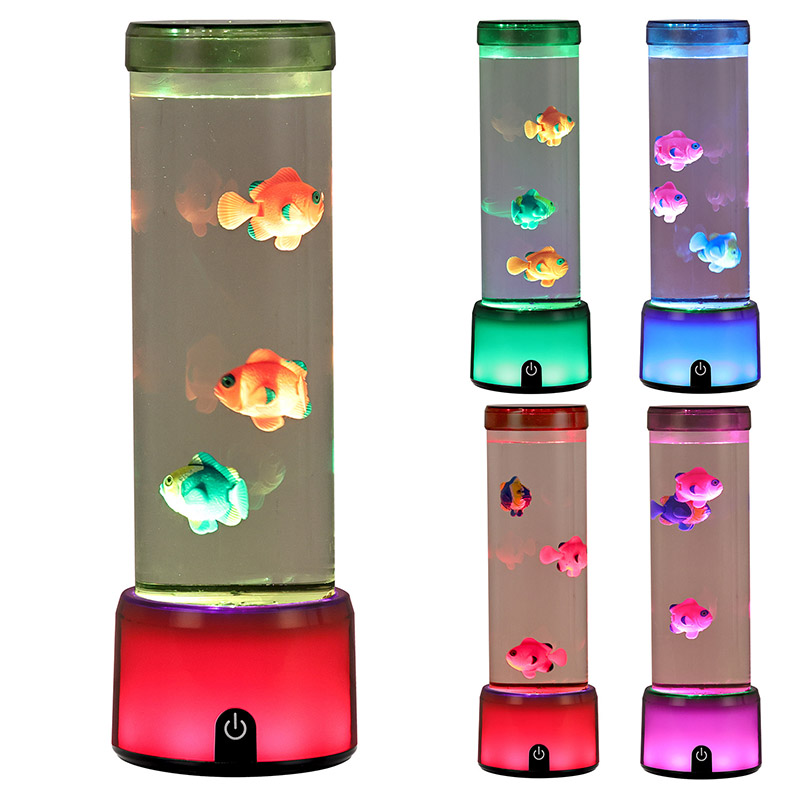 Lampe veilleuse poisson méduse