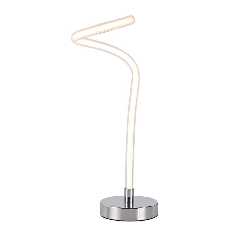 Lampe de bureau LED en forme de serpent avec éclairage à 360 degrés