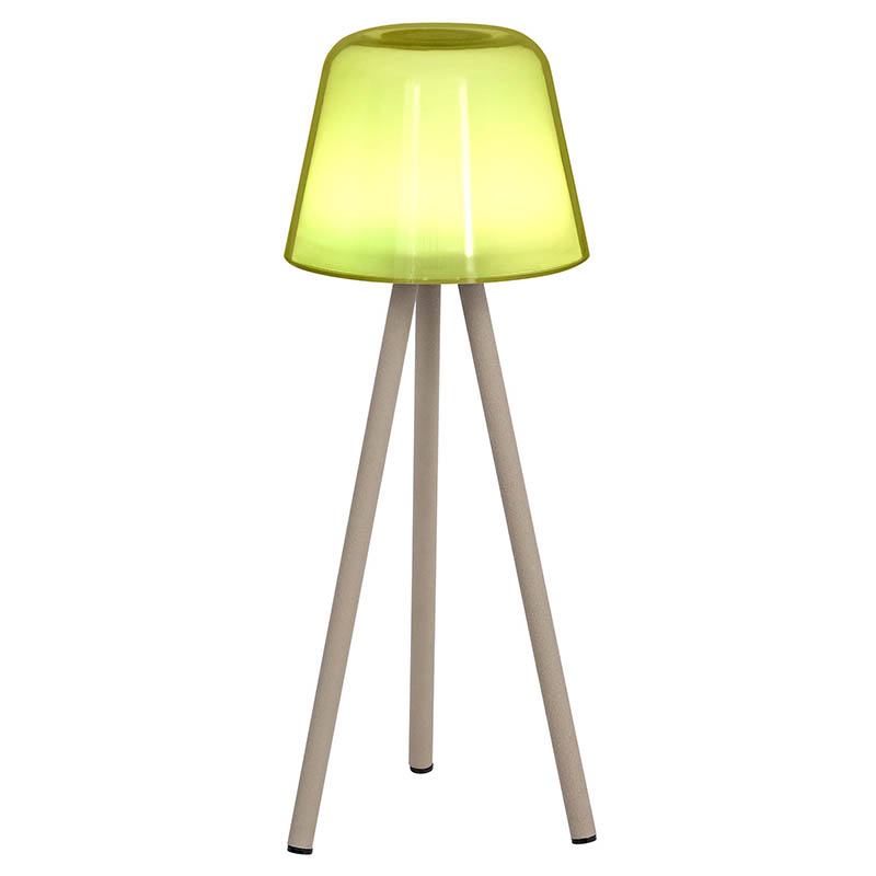 Trépied LED Lampe de bureau avec une teinte de champignons RVB