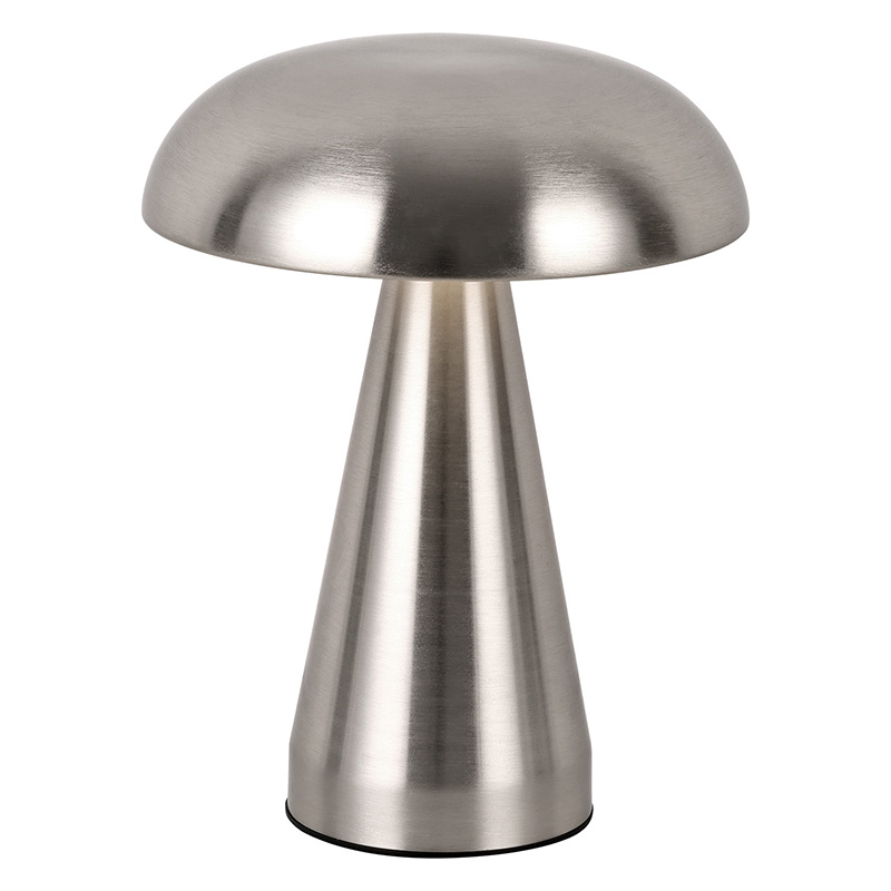 Lampe de bureau LED entièrement en métal avec abat-jour champignon